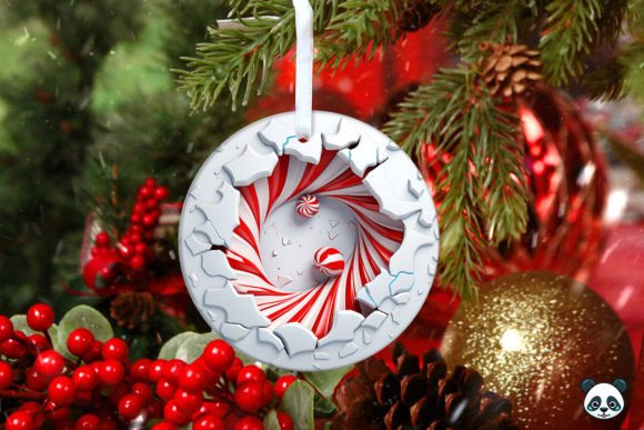 3D Candy Cane Christmas Ornament Design Guide