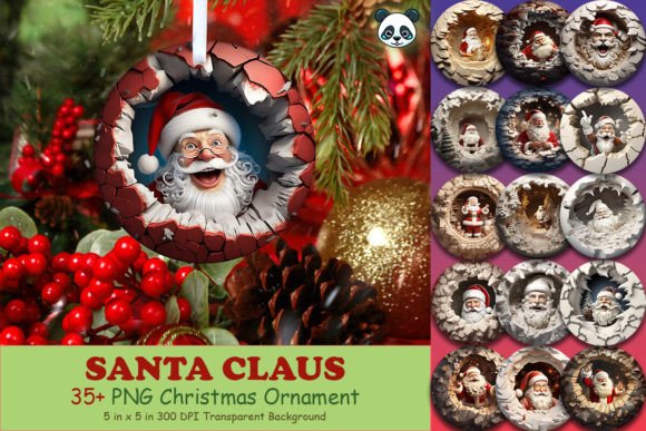 3D Santa Claus Ornament Bundle: A Designer's Guide