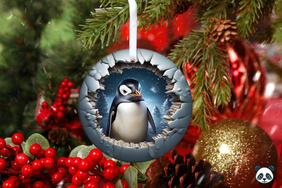 Bringing 3D Penguin Christmas Ornament 1 to Life for Your Holiday Projects
