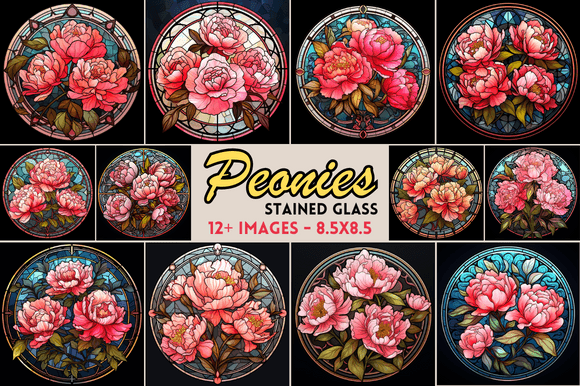 Bringing Light and Color to Your Projects with Peonies Stained Glass Designs