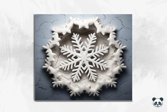 Crafting Winter Magic with the 3D Snowflake Tumbler Wrap Sublimation 1 Design