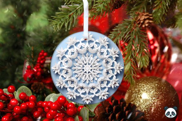 Crafting Winter Magic with the Snowflakes 3D Christmas Ornament 1 Design
