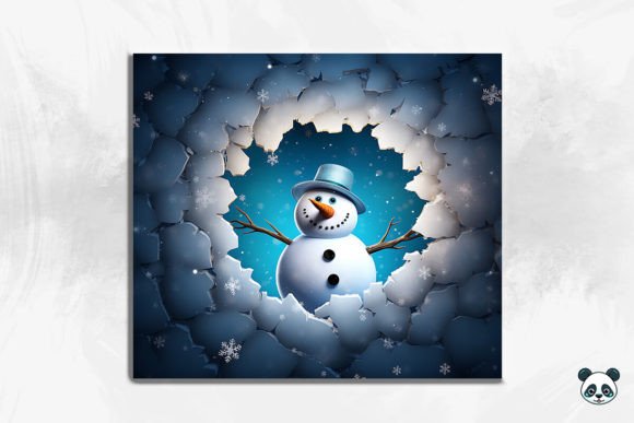 Creating Festive Holiday Drinks with 3D Snowman Tumbler Wrap Sublimation