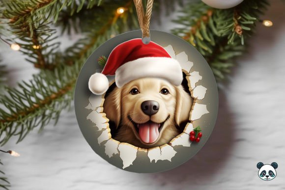 Creating Personalized Holiday Magic with the Golden Retriever 3D Christmas Ornament Design