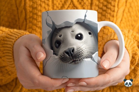 Elevate Designs with 3D Harp Seal Art