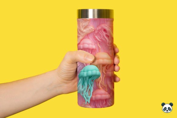 Elevate Designs with 3D Jellyfish Art