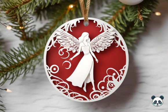 Elevate Holiday Designs with Angel 3D Ornaments