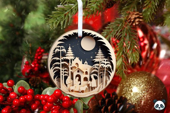 Elevating Holiday Craftsmanship: The Strategic Value of the Nativity Scene 3D Christmas Ornament in Modern Sublimation
