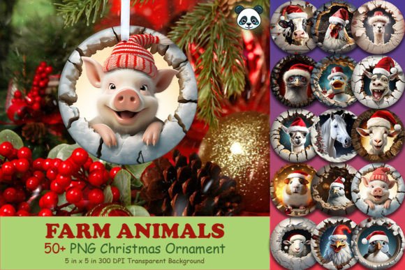 Elevating Holiday Merchandise: The Strategic Value of the Farm Animal 3D Christmas Ornament Bundle