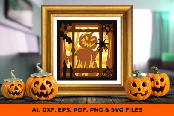 Elevating Seasonal Decor: The Strategic Value of the Scary Pumpkin 3D Shadow Box SVG
