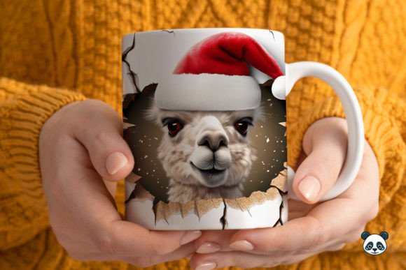Evaluating the 3D Christmas Alpaca Mug Wrap for Professional Sublimation