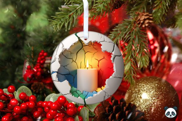 Evaluating the 3D Christmas Candle Christmas Ornament 1 for Sublimation Projects