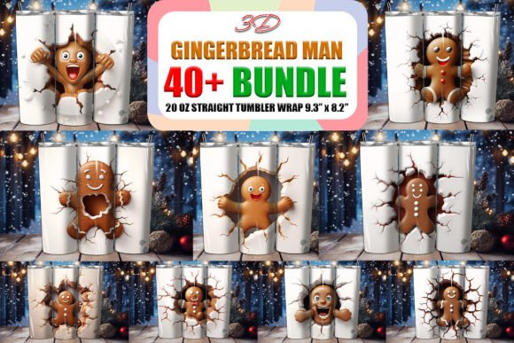Evaluating the 3D Gingerbread Man Tumbler Wrap Bundle for Holiday Sublimation Projects