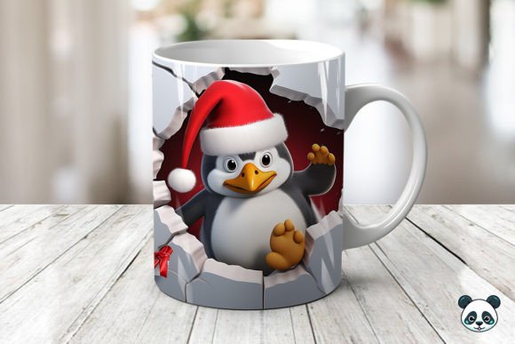 Evaluating the 3D Penguin Chick Mug Wrap Sublimation Design