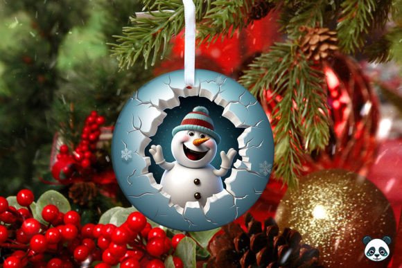 Evaluating the 3D Snowman Christmas Ornament 4 Sublimation Design