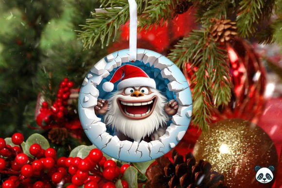 Evaluating the Yeti 3D Christmas Ornament 4 Sublimation Design
