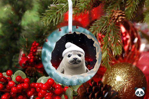 Integrating the Harp Seal 3D Christmas Ornament 2 into Your Sublimation Workflow