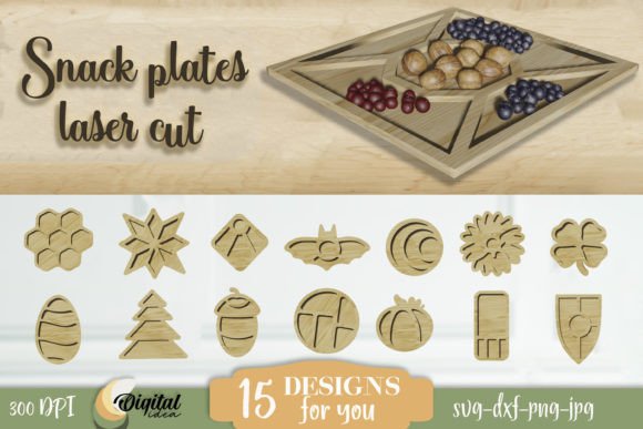 Mastering Modern Hosting with the Snack Plates Laser Cut Bundle