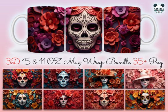 Mastering the Art of 3D Catrina Dia De Muertos Mug Sublimation: A Complete Guide for Creators