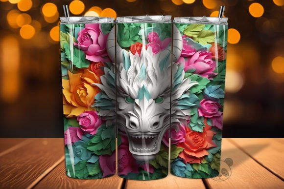 Mastering the Art of 3D Dragon Tumbler Wraps: A Guide to Digital Sublimation Design
