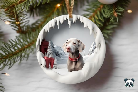 Mastering the Weimaraner 3D Christmas Ornament: A Guide to Sublimation Design and Application