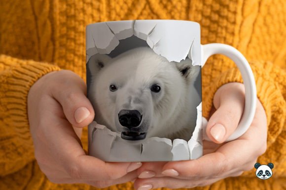 Unlocking the Magic of 3D Polar Bear Mug Wrap Sublimation: A Complete Guide for Creators